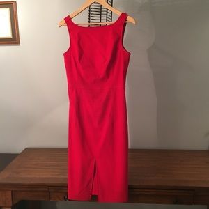 Express Knee length red dress.